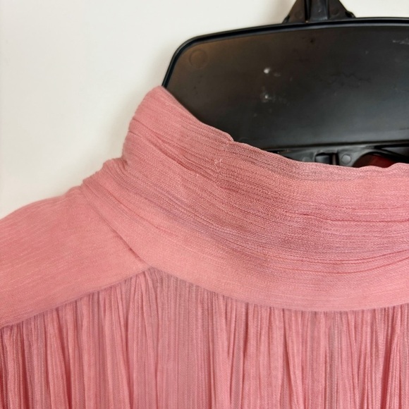 Shona Joy Lauren Sleeveless Ruched Midi Dress in Blush Size 4 - Picture 4 of 16